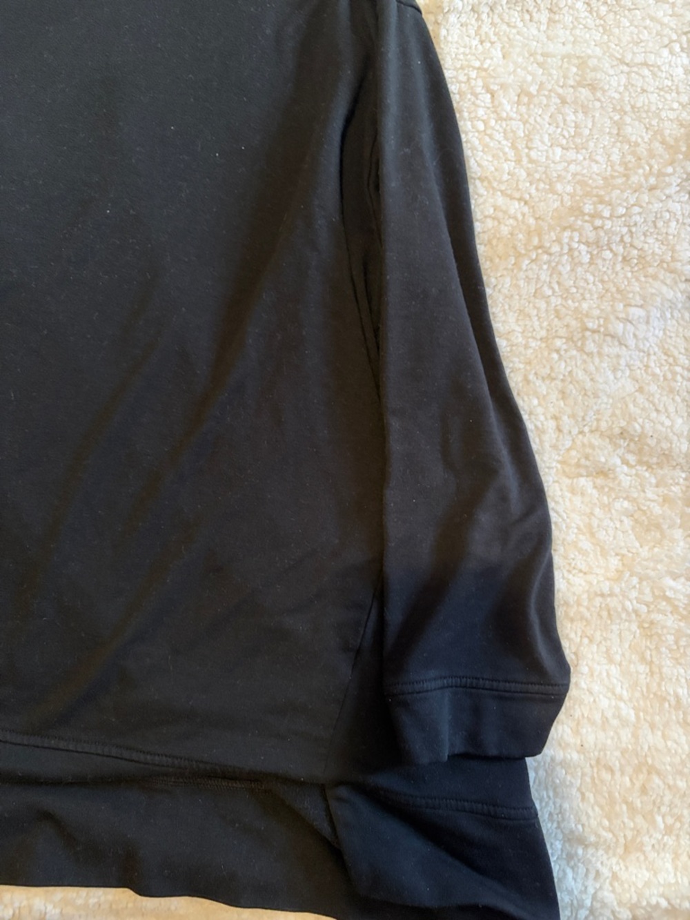 Ava & Viv Black Crewneck Women's Sweater - Picture 3 of 5